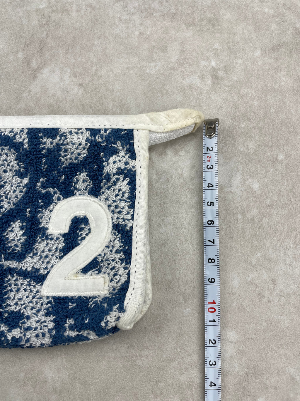 Pochette Dior Vintage by John Galliano Trotter Monogram Bleu