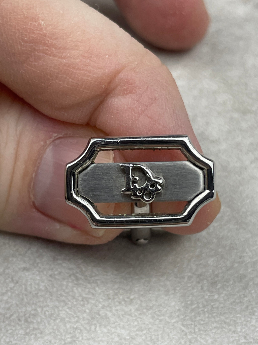 Bouton de Manchette Christian Dior Vintage 90