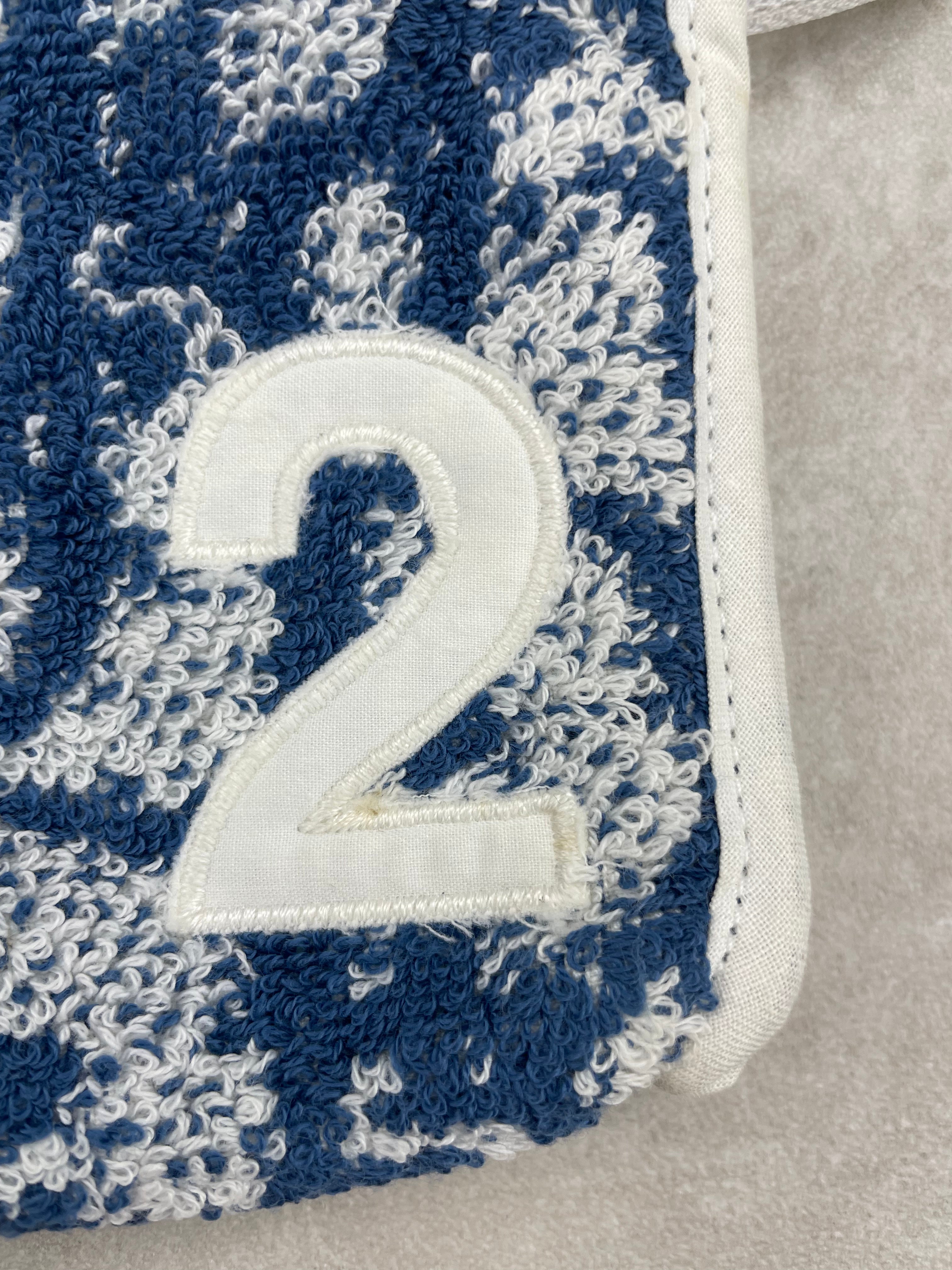 Pochette Dior Vintage by John Galliano Trotter Monogram Bleu